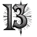 13 Roman Numeral tattoo design idea