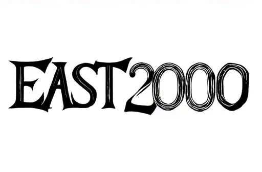 "East 2000" tattoo design idea