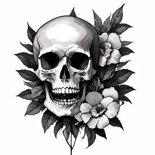 memento Mori Memento Vivere tattoo design idea