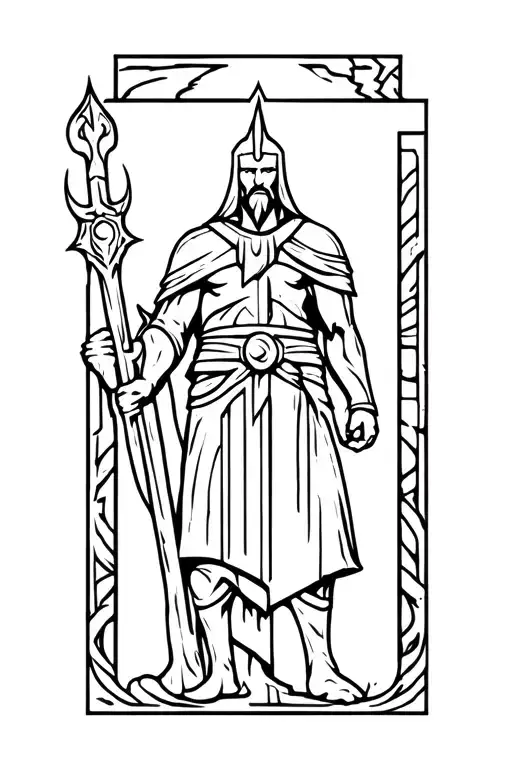 Norse god heimdall tattoo design idea