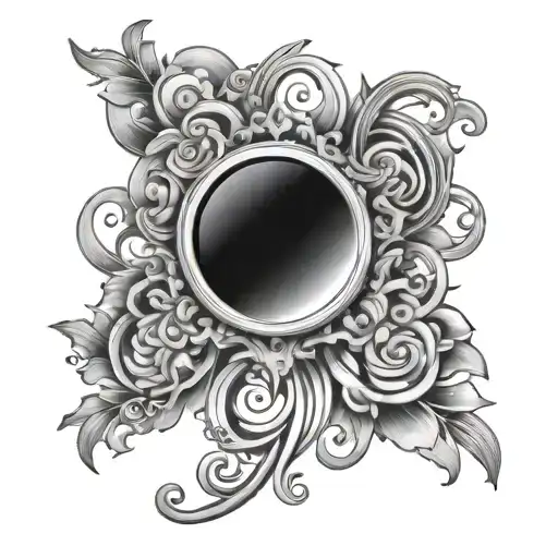 garter band elegantly encircling tattoo design idea