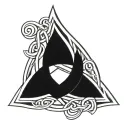 celtic trinity knot tattoo design idea