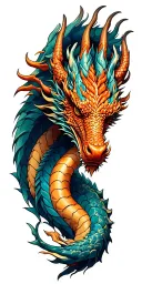 gemini zodic dragon full sleeve tattoo tattoo design idea