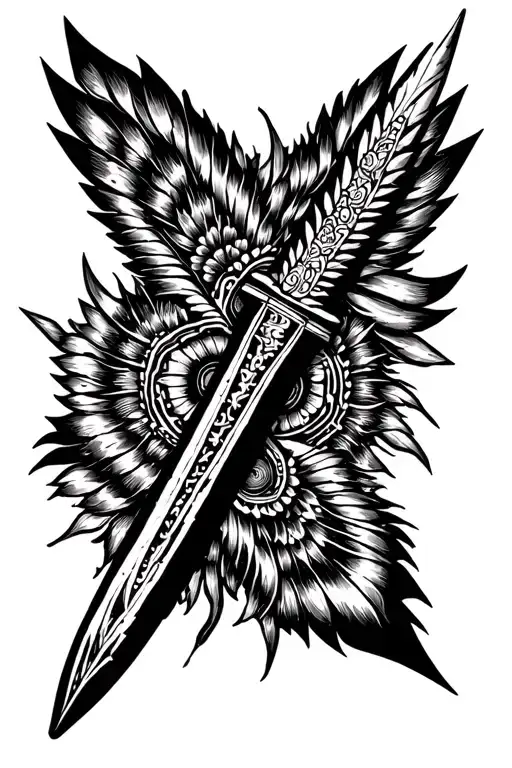 macuahuitl tattoo design idea