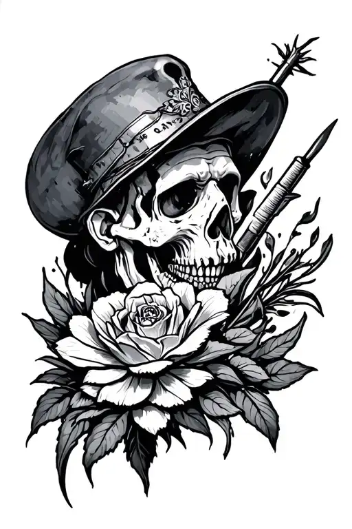 hardworking tattoo design idea