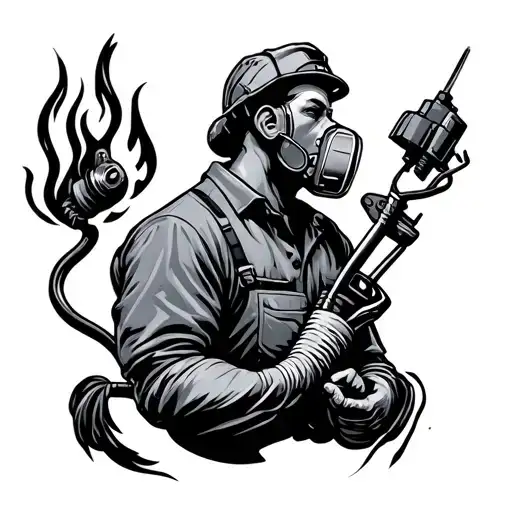 Electrician tattoo design idea