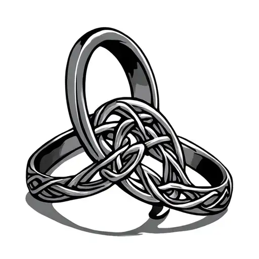 Celtic Knot Ring tattoo design idea