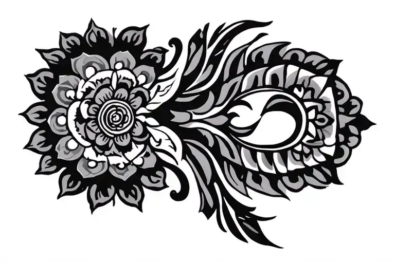 nepali cultural tattoo design idea
