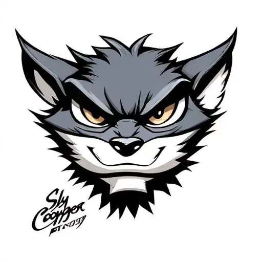 Sly Cooper tattoo design idea
