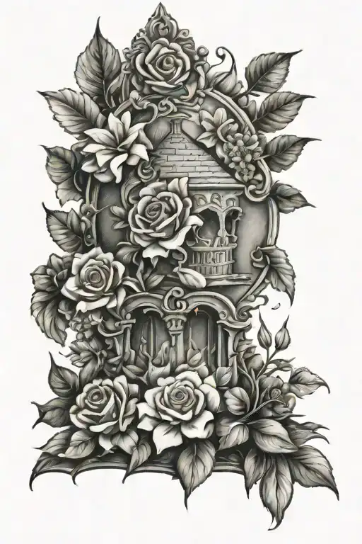graves into gardens tattoo design idea