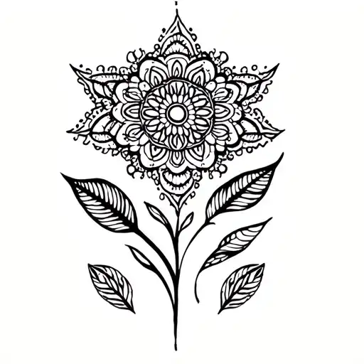 Filler Mini Mandalas tattoo design idea