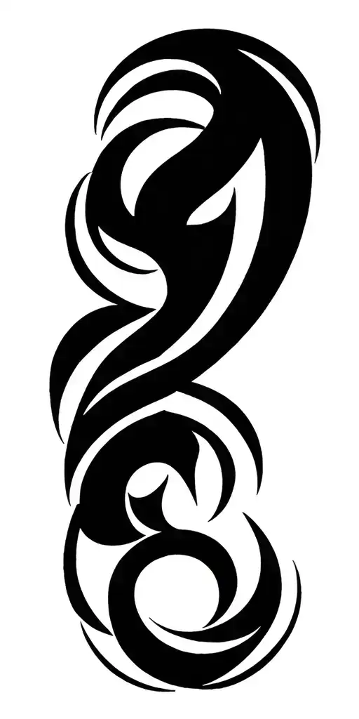 pictish art with pictish symbols intertwined tattoo design idea