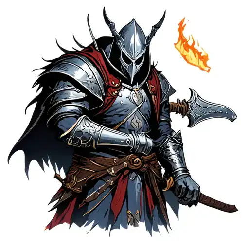 dark souls artorias tattoo design idea