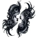 Virgo And Gemini tattoo design idea