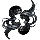 Virgo And Gemini tattoo design idea