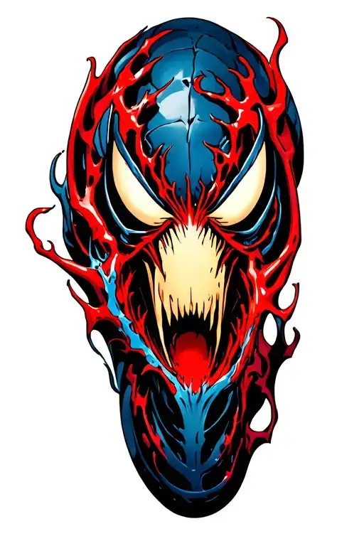 color symbiote wrap my arm tattoo design idea