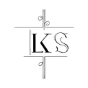 monogram of initials LKS tattoo design idea