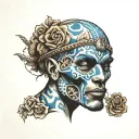 crip neighborhood tattoo design idea