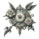 chronos tattoo design idea