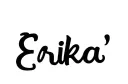 "Erika 
" tattoo design idea