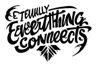 Coordinates Quote "Eventually everything connects" tattoo design idea