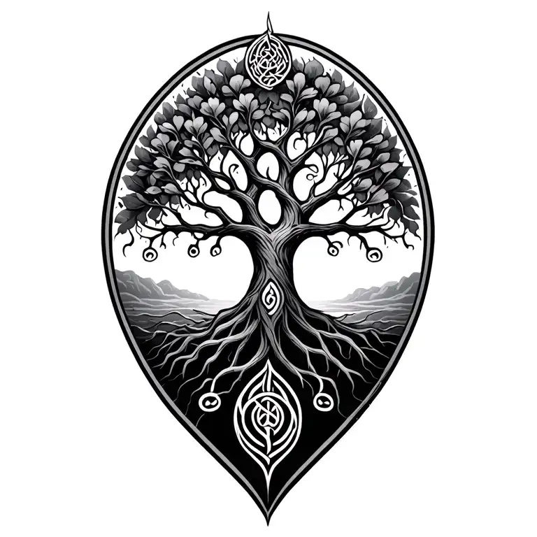  celtic tree of life tattoo tattoo design idea