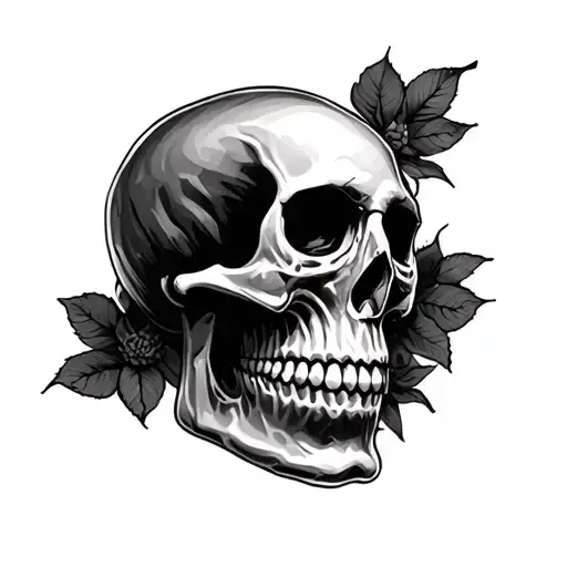 Candy Skull tattoo design idea