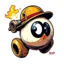 bob omb short fuse tattoo design idea