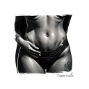 Tummy Tuck tattoo design idea