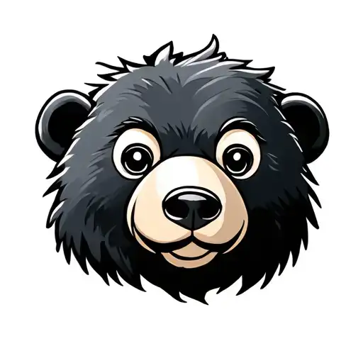 Cartoon Bear tattoo design idea