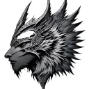 Helm Awe tattoo design idea