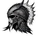 Helm Awe tattoo design idea