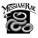 arm tattoo of the name Messiah Rae with a snake wrapped around bicep  tattoo design idea
