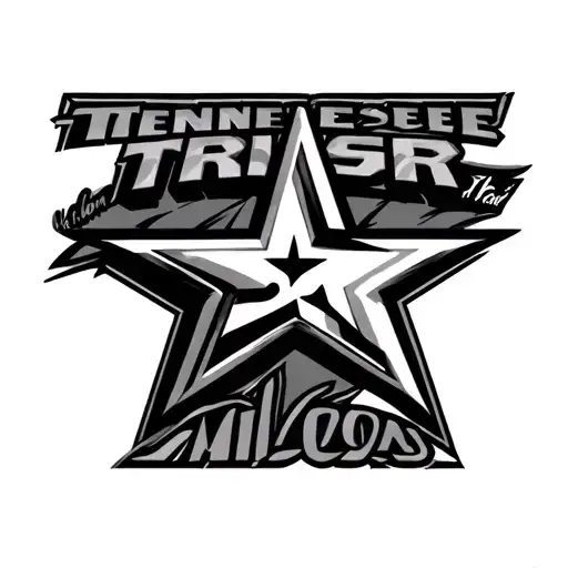 a Tennessee TriStar with an millions symbol  tattoo design idea