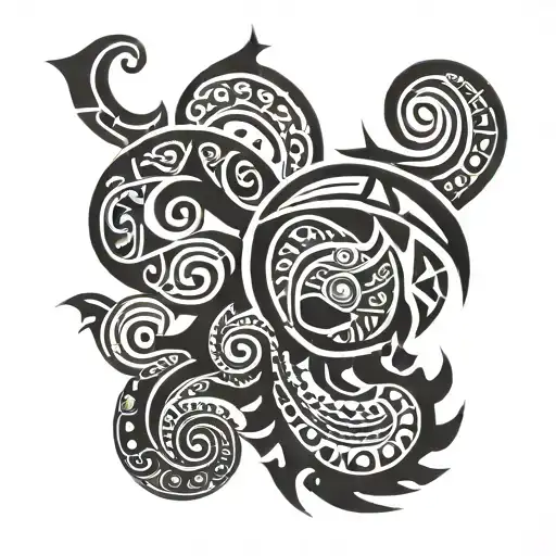 Maori tattoo design idea