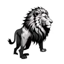 aslan tattoo design idea
