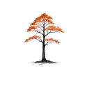 Maple Tree tattoo design idea