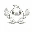 studio Ghibli calcifer soot sprites tattoo design idea