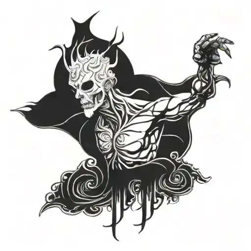 sandman tattoo design idea
