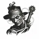 sandman tattoo design idea