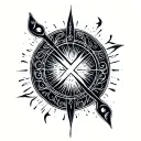 Rune for inner self, inner peace, personal power, wisdom, courage, protection, divine guidance, abundance, love, freedom tattoo design idea