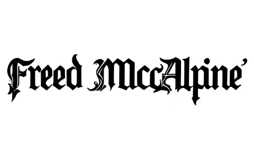 "Fred McAlpine" tattoo design idea