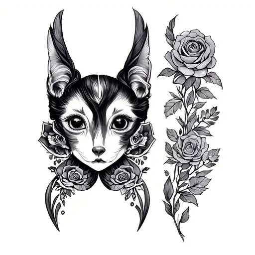 H + E couple tattoo with easy but cute designs inspired tattoo design idea