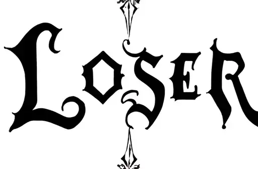 "Loser" tattoo design idea