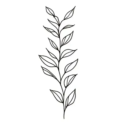 Pure Life Plants tattoo design idea