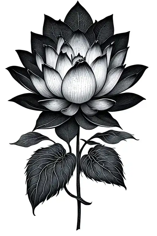 lotus flower fade into negative flower of life connecting into a blackout half sleeve. tattoo design idea