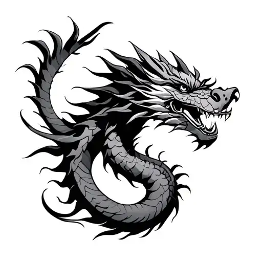 Filipino Dragon tattoo design idea