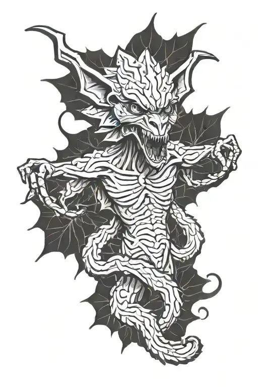 demogorgon tattoo design idea