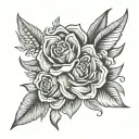 1950s tattoo design idea