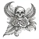 1950s tattoo design idea